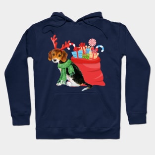 Christmas Beagle Hoodie